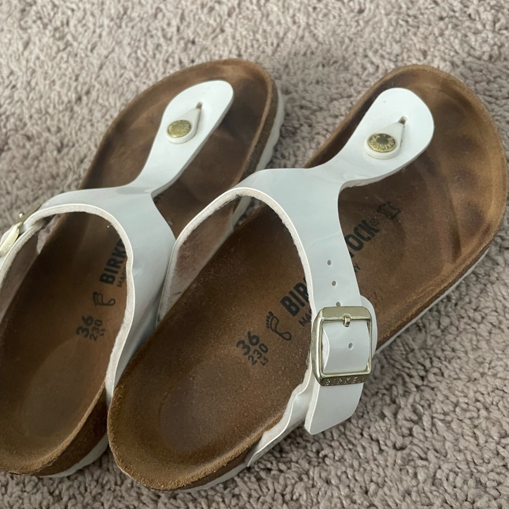 White Birkenstocks